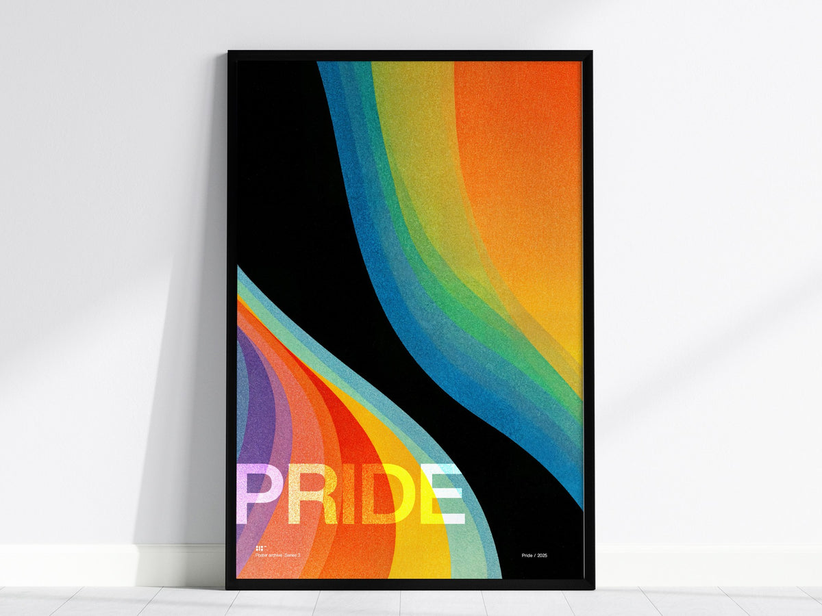 Pride Poster | Exhibit Art Print — framed print on the wall, 24x36 in