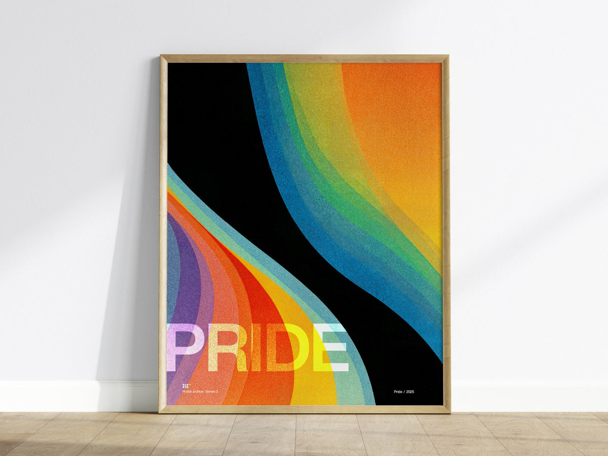 Pride Poster | Exhibit Art Print — framed print on the wall
