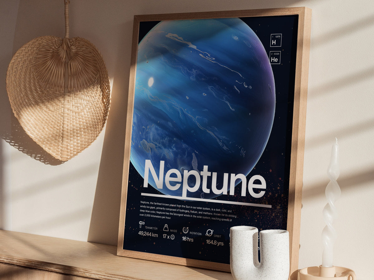 Neptune Planet Poster | Nasa Art Print — view 7