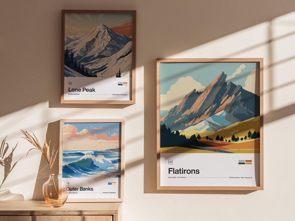 Flatirons Poster | Artistic Art Print — view 5