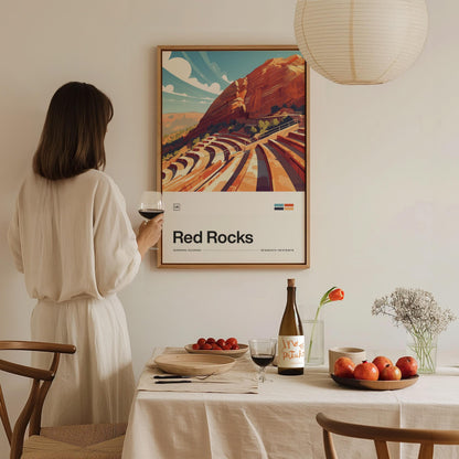Red Rocks Amphitheater Poster | Artistic Art Print — view 8