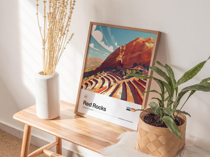 Red Rocks Amphitheater Poster | Artistic Art Print — view 4