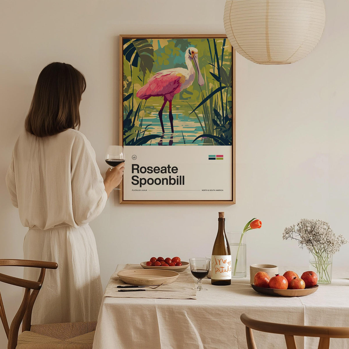 Roseate Spoonbill Poster | Artistic Art Print — view 8
