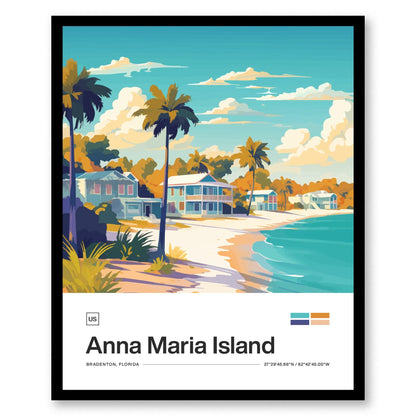Anna Maria Island Poster | Artistic Art Print — view 4
