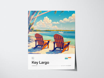 Key Largo Beach Poster | Artistic Art Print — view 3