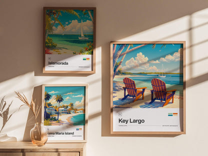 Key Largo Beach Poster | Artistic Art Print — view 5