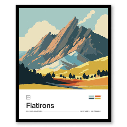 Flatirons Poster | Artistic Art Print — view 4