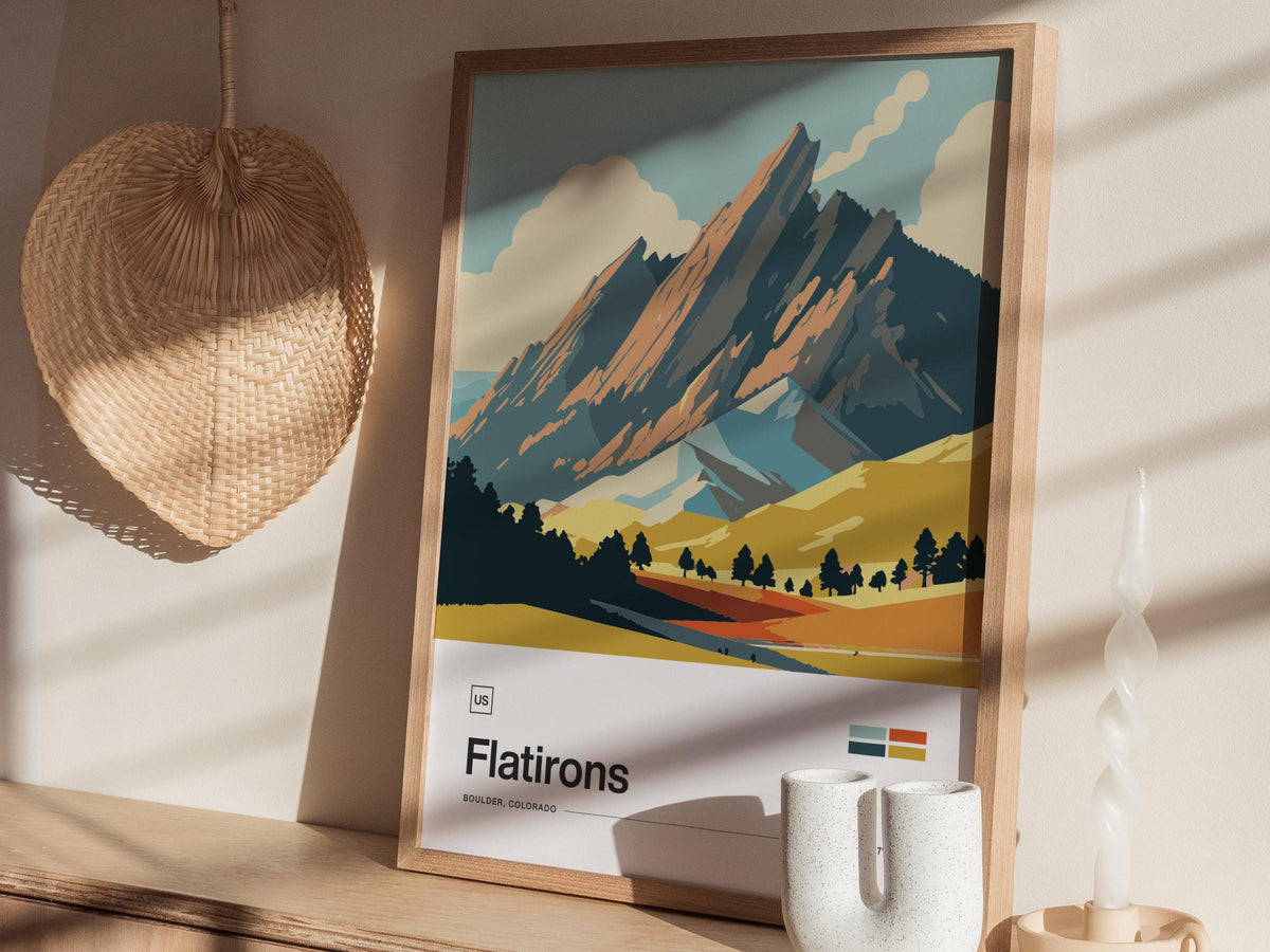 Flatirons Poster | Artistic Art Print — view 7