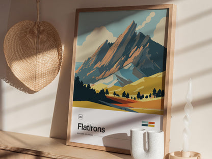 Flatirons Poster | Artistic Art Print — view 7