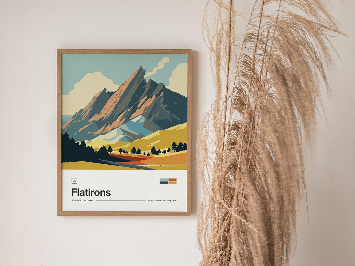 Flatirons Poster | Artistic Art Print — view 6