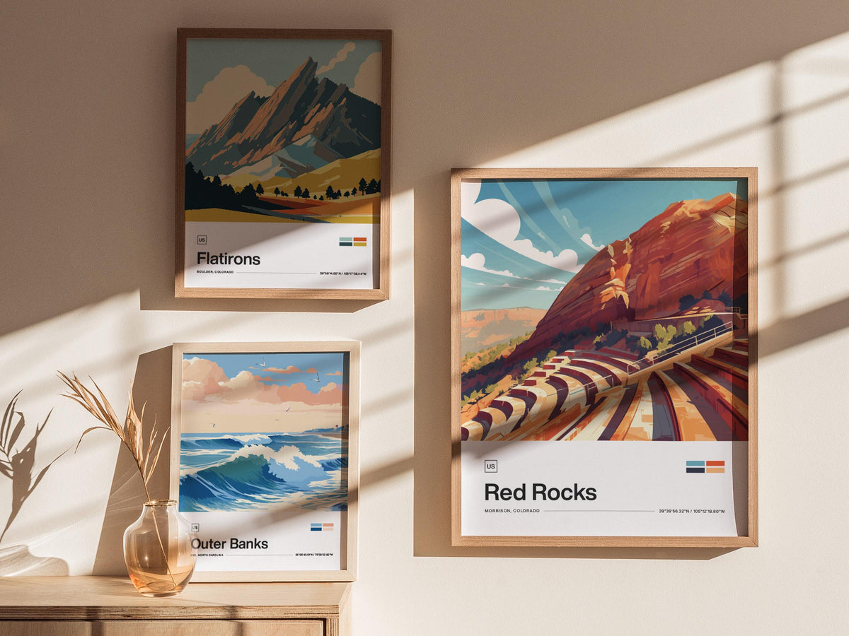 Red Rocks Amphitheater Poster | Artistic Art Print — view 5