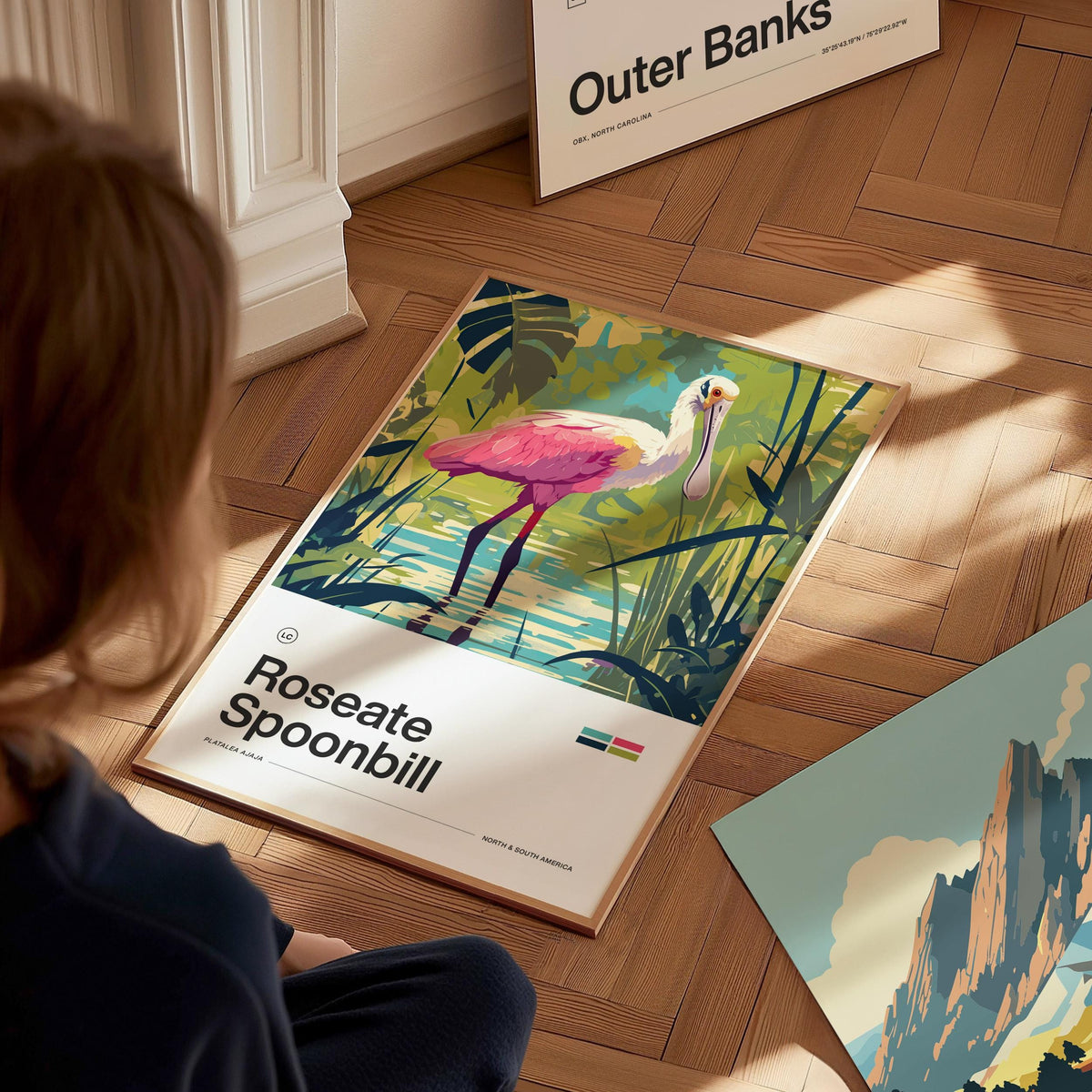 Roseate Spoonbill Poster | Artistic Art Print — view 7