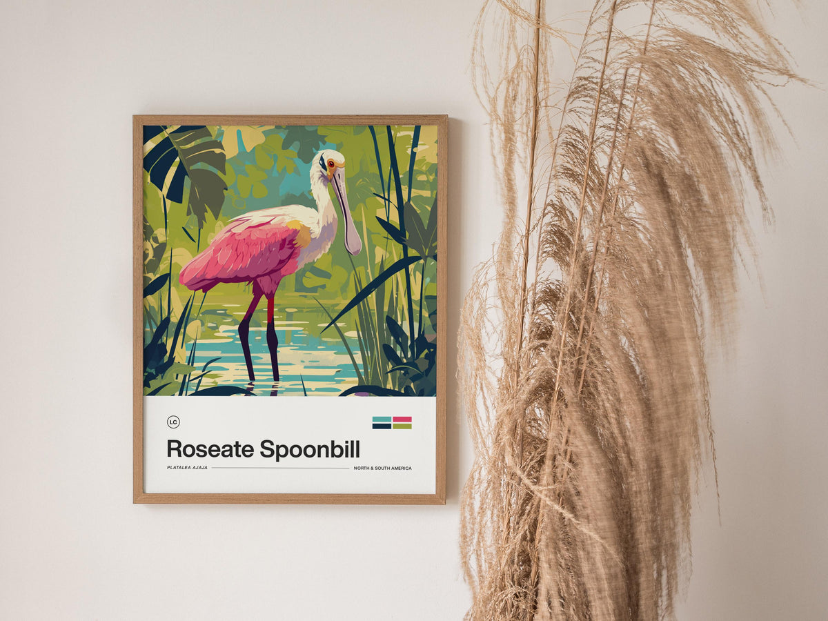 Roseate Spoonbill Poster | Artistic Art Print — view 6