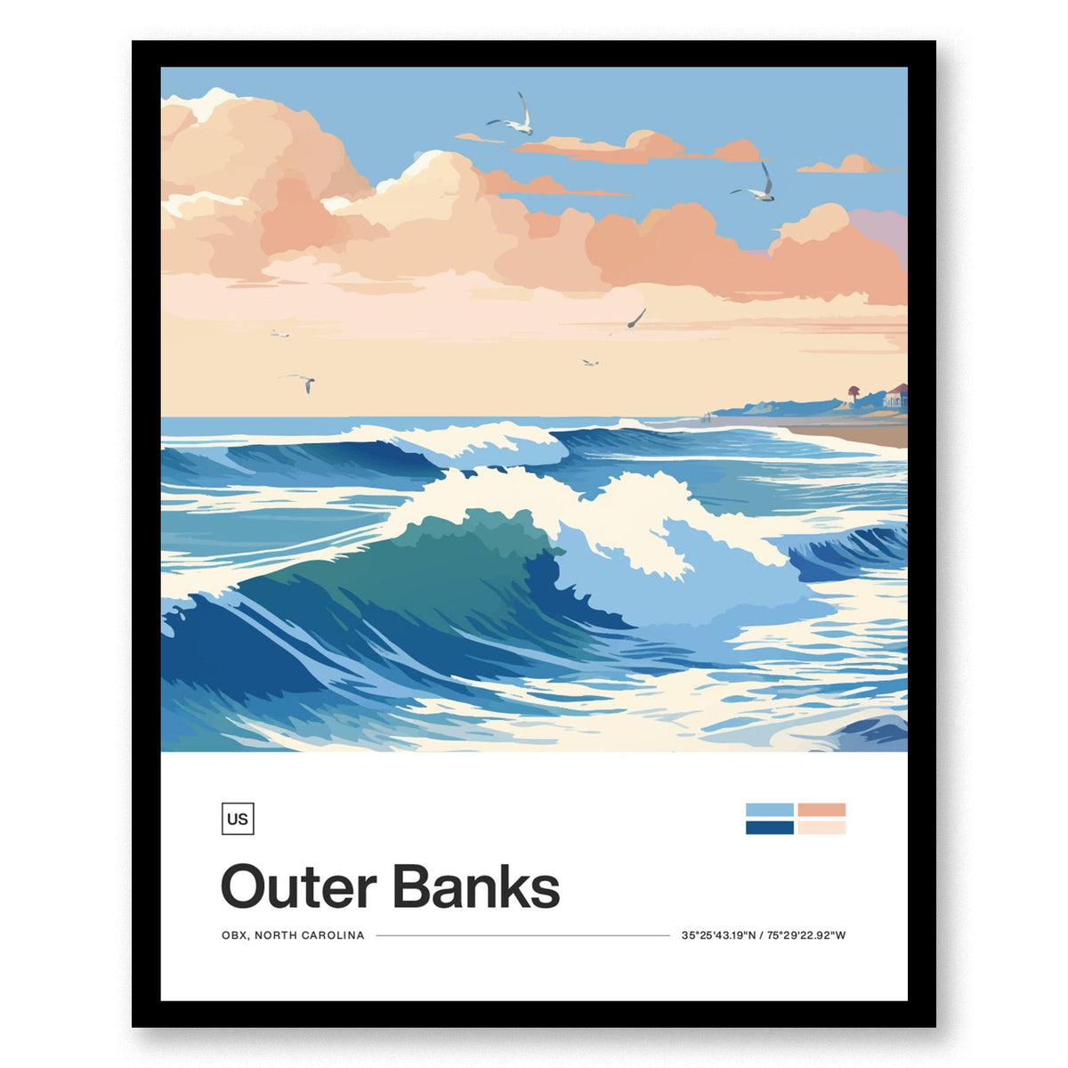 Outer Banks Poster | Artistic Art Print — view 4