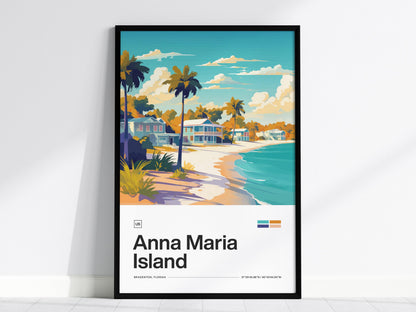 Anna Maria Island Poster | Artistic Art Print