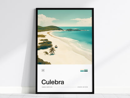 Culebra, Puerto Rico Poster | Artistic Art Print