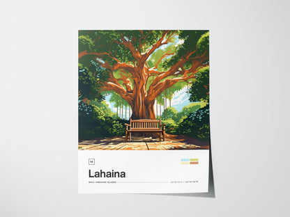 Lahaina Banyan Tree Poster | Artistic Art Print — view 3