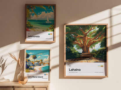 Lahaina Banyan Tree Poster | Artistic Art Print — view 5
