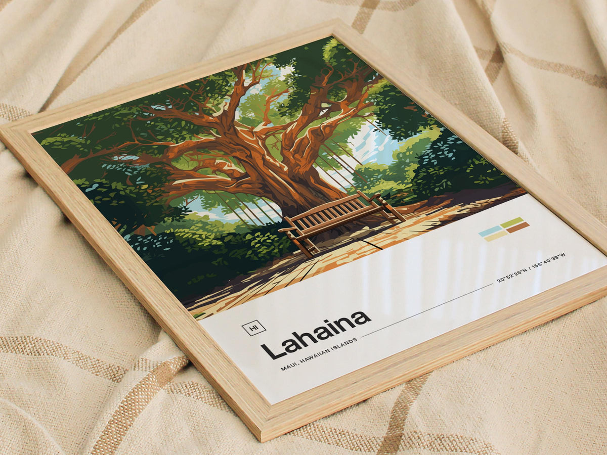 Lahaina Banyan Tree Poster | Artistic Art Print — view 7