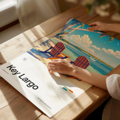 Key Largo Beach Poster | Artistic Art Print — view 4