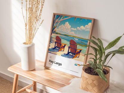 Key Largo Beach Poster | Artistic Art Print — view 6