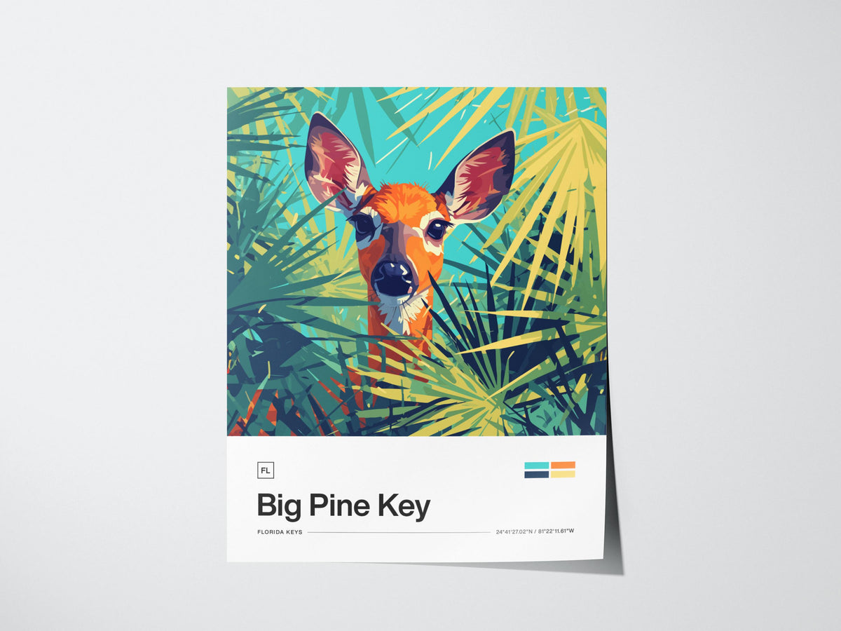 Key Deer Poster | Artistic Art Print — view 3