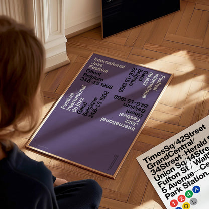 1968 Ghent Jazz Festival Poster | Exhibit Art Print — view 7
