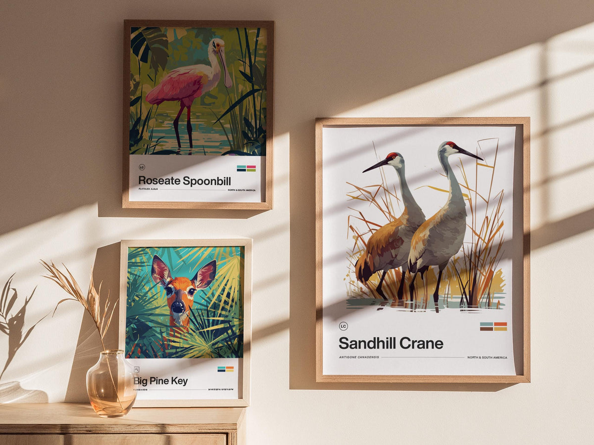 Sandhill Crane Poster | Artistic Art Print — view 6