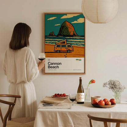 Cannon Beach Oregon Poster | Travel Art Print — view 8