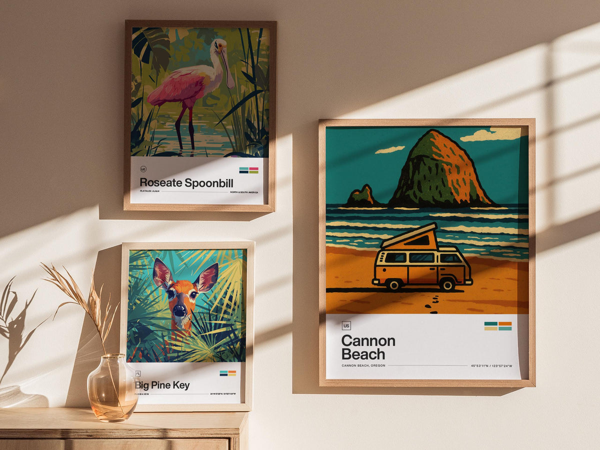 Cannon Beach Oregon Poster | Travel Art Print — view 4
