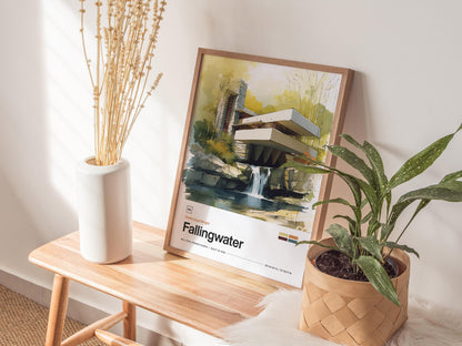 Fallingwater Poster | Travel Art Print — view 6