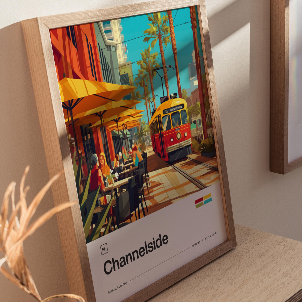 Channelside, Tampa Poster | Travel Art Print — view 7