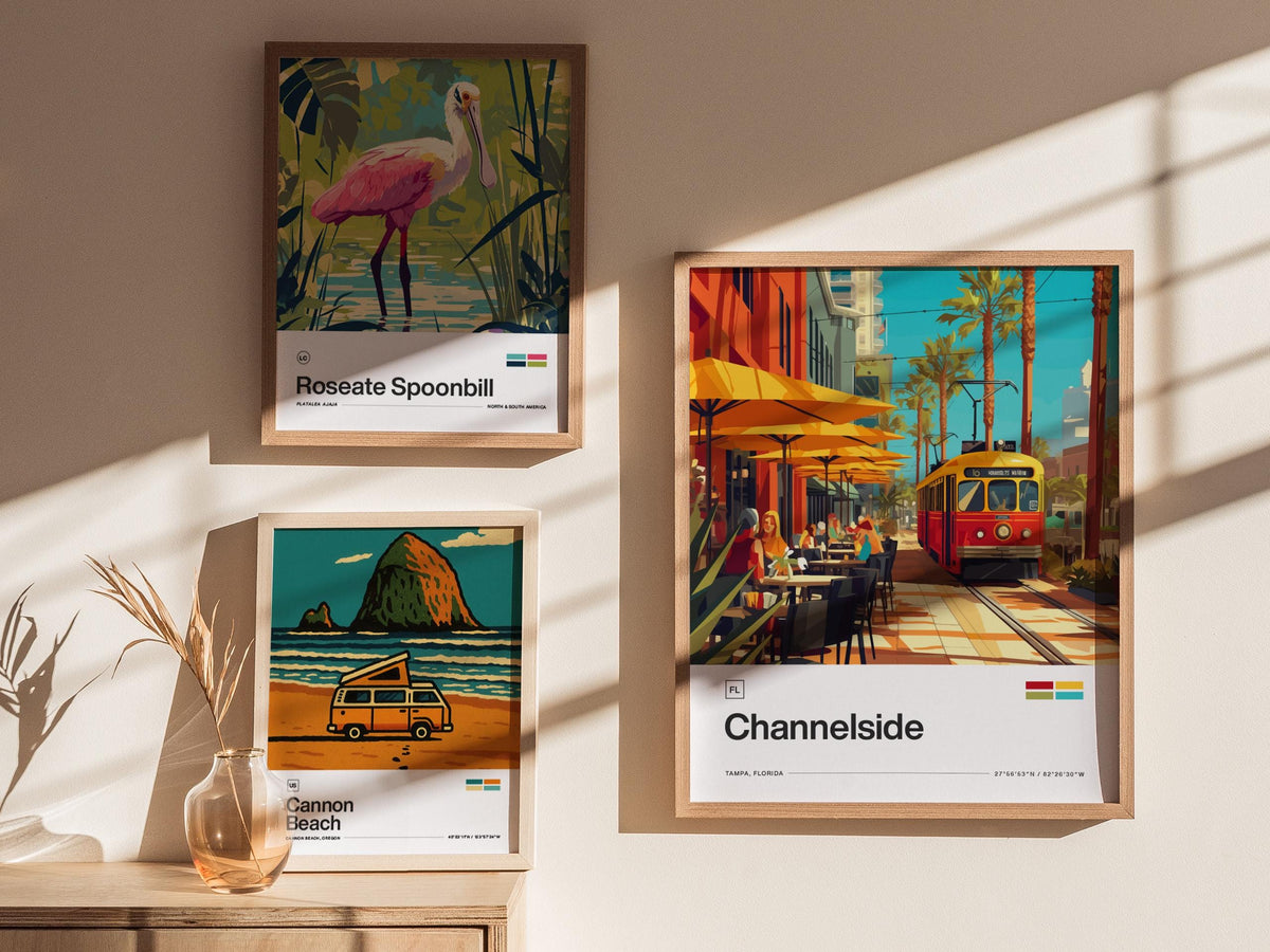 Channelside, Tampa Poster | Travel Art Print — view 4