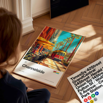 Channelside, Tampa Poster | Travel Art Print — view 8