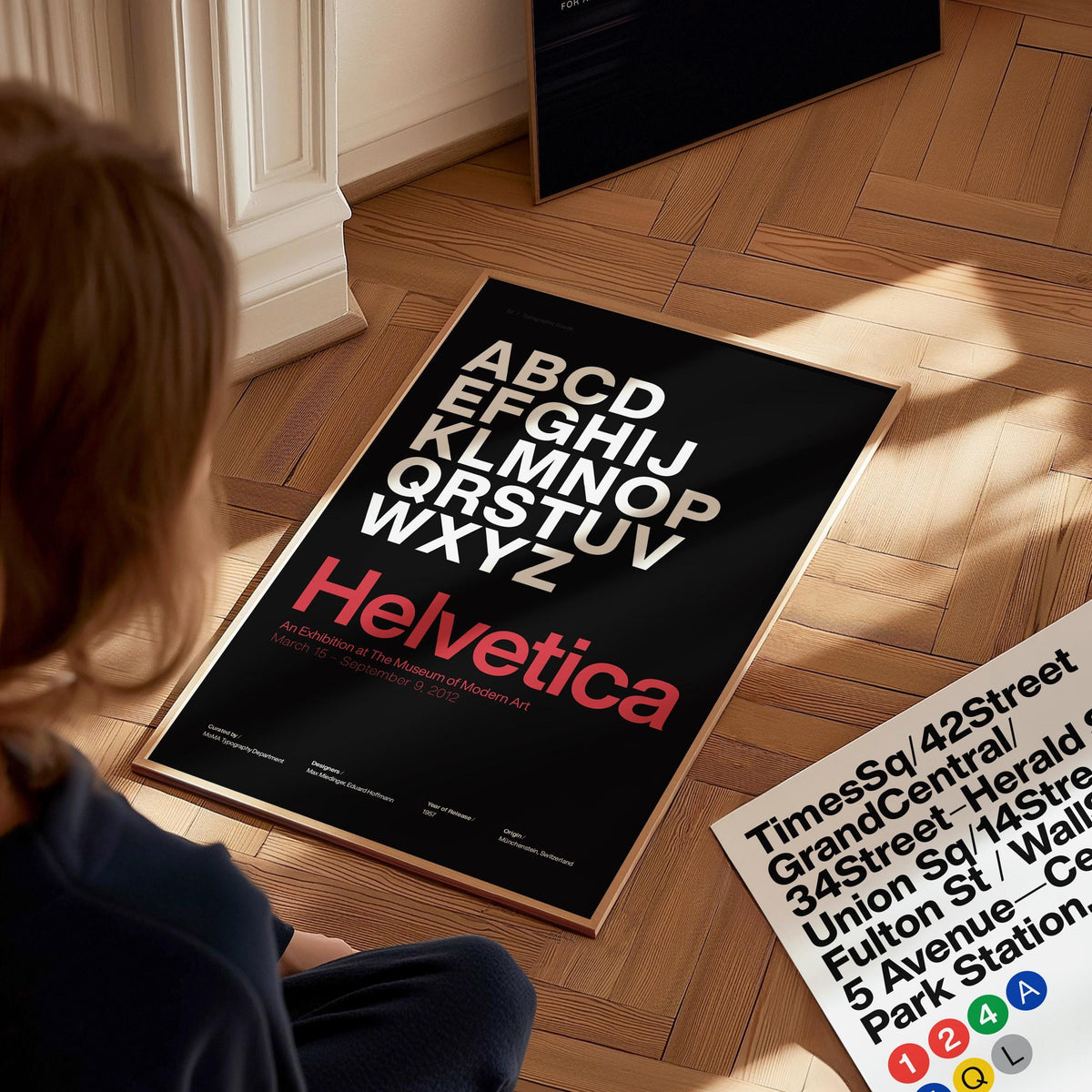 Helvetica Bold Swiss Typeface Poster | Exhibit Art Print — view 8