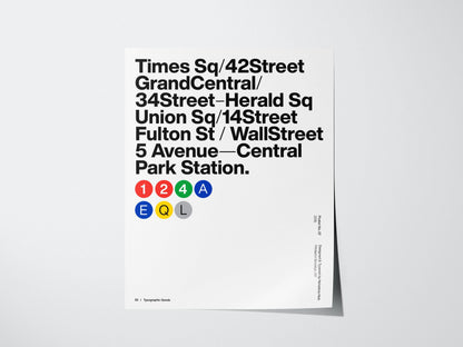 NYC Subway Poster | Exhibit Art Print — view 3