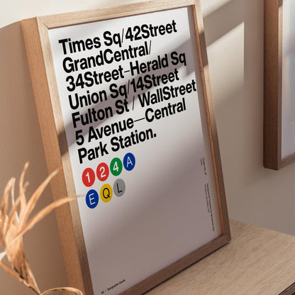 NYC Subway Poster | Exhibit Art Print — view 7