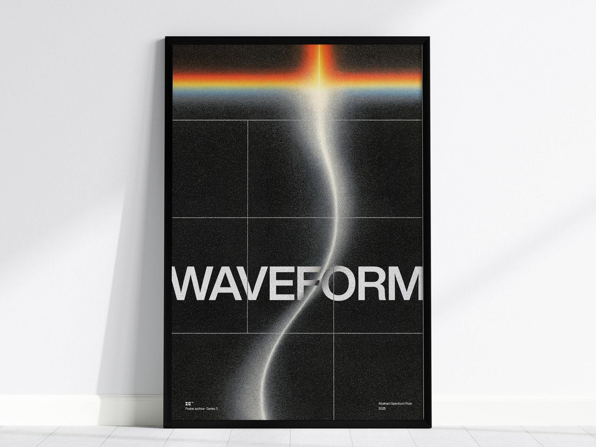 Waveform Poster | Exhibit Art Print