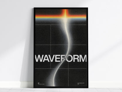 Waveform Poster | Exhibit Art Print