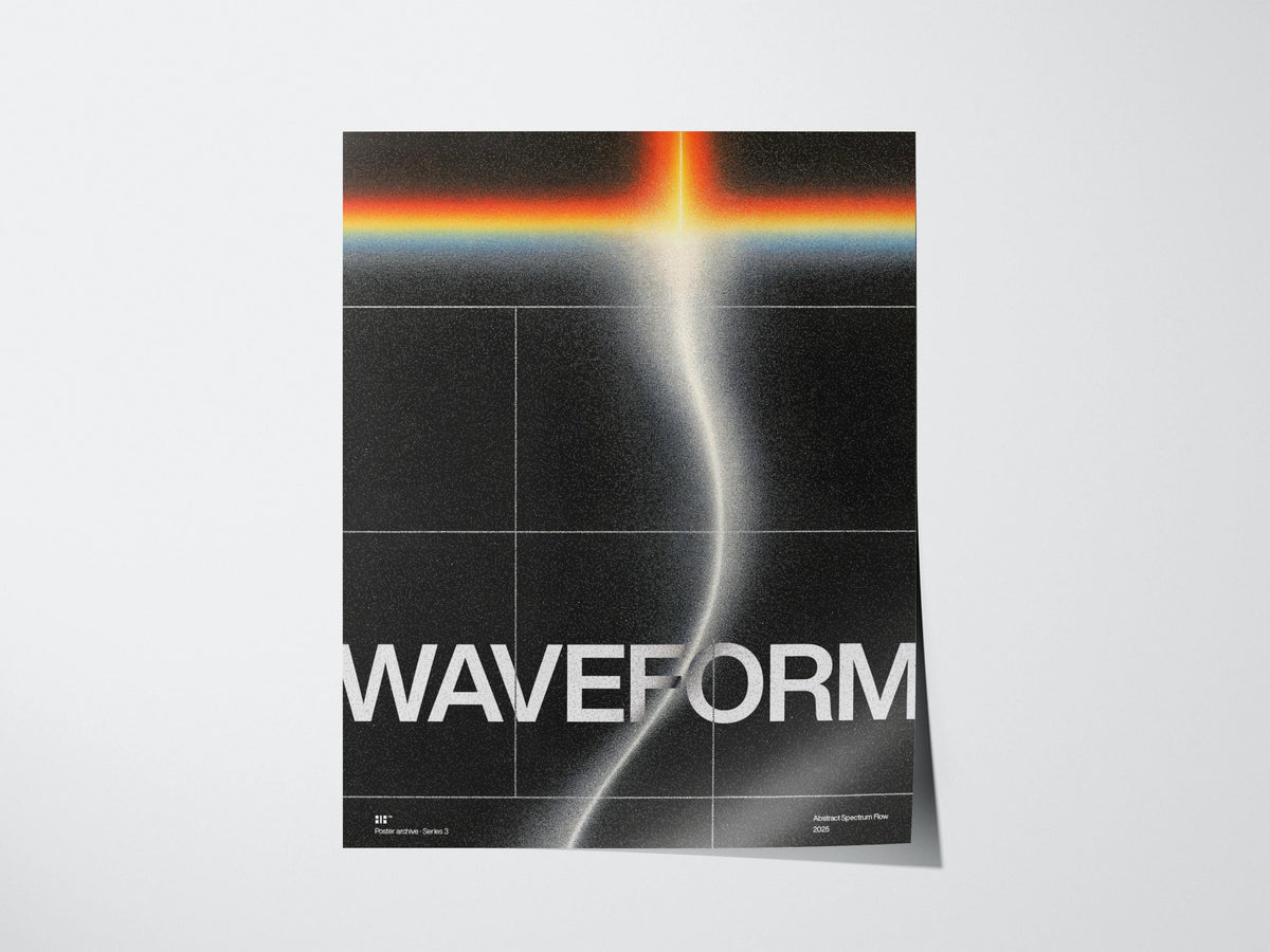 Waveform Poster | Exhibit Art Print — view 3