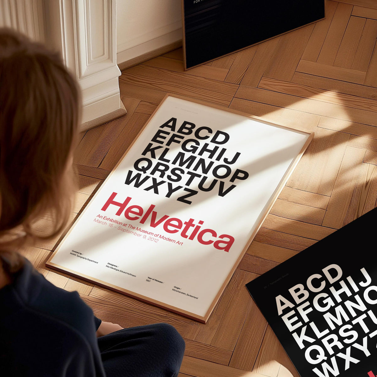 Helvetica Typeface Poster | Exhibit Art Print — view 8