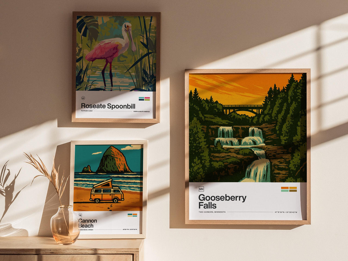 Gooseberry Falls Poster | Travel Art Print — view 6