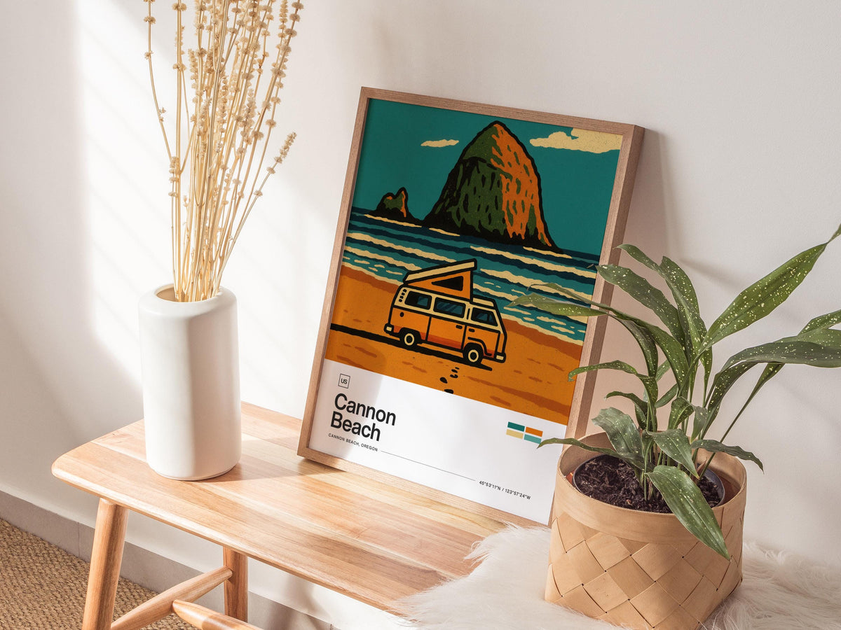 Cannon Beach Oregon Poster | Travel Art Print — view 6