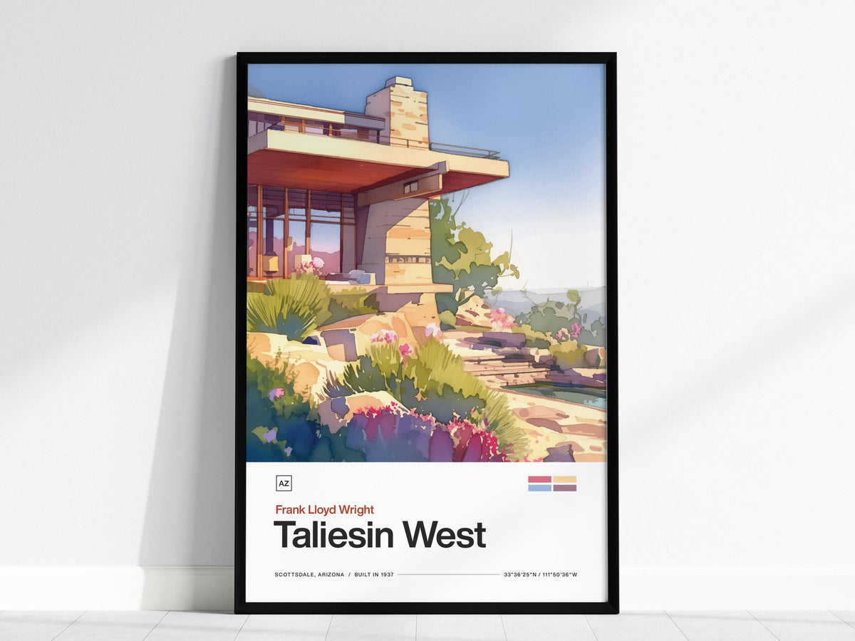 Taliesin West Poster | Travel Art Print