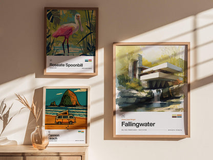Fallingwater Poster | Travel Art Print — view 5