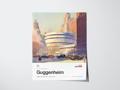 Guggenheim Museum Poster | Travel Art Print — view 3