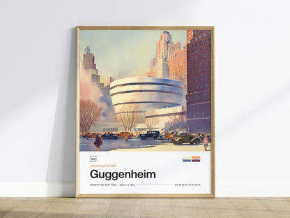 Guggenheim Museum Poster | Travel Art Print — view 2