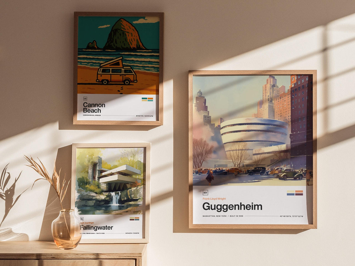 Guggenheim Museum Poster | Travel Art Print — view 4
