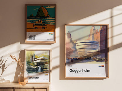 Guggenheim Museum Poster | Travel Art Print — view 4
