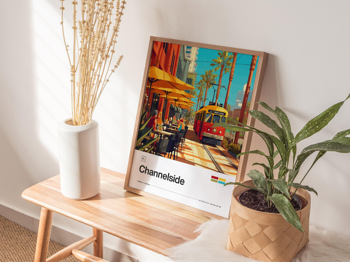 Channelside, Tampa Poster | Travel Art Print — view 6